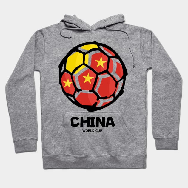 China Football Country Flag Hoodie by KewaleeTee